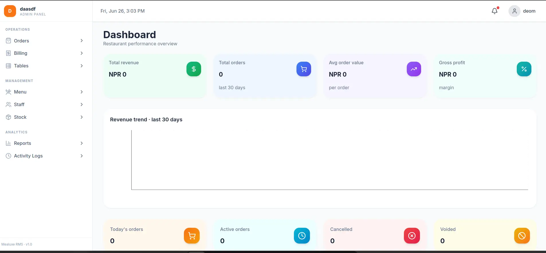 Dashboard